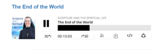 Image link for the talk The End of the World